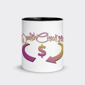 White Ceramic Mug with Color Inside