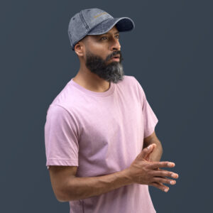 Vintage Cotton Twill Cap Men